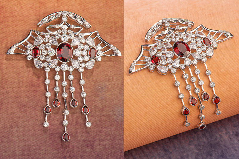 N134猩红盛宴 吸血鬼风格吊坠