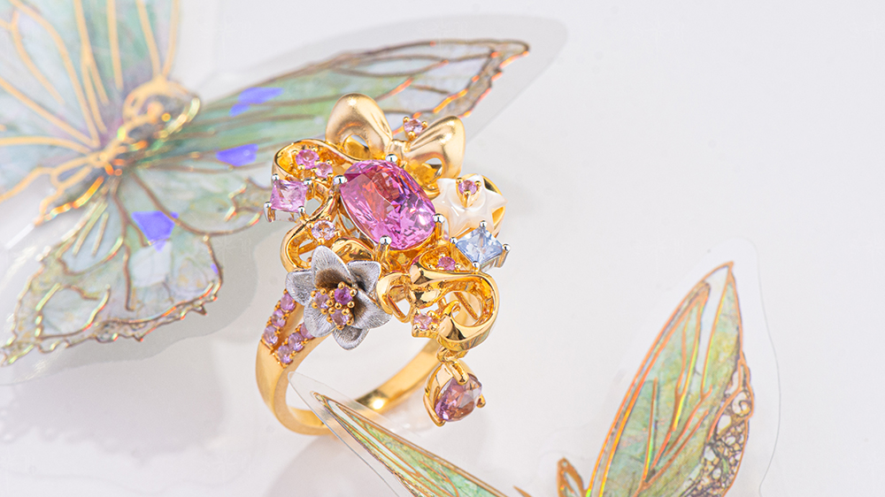 作品展示——魔法花缎